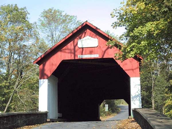 Frankenfield Covered Bridge Bucks County PA
